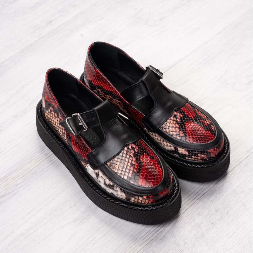     Pantofi - Celine - Red Snake 